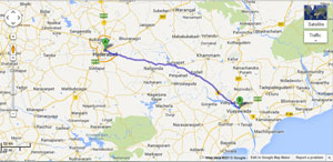 hyderabad to vijaywada